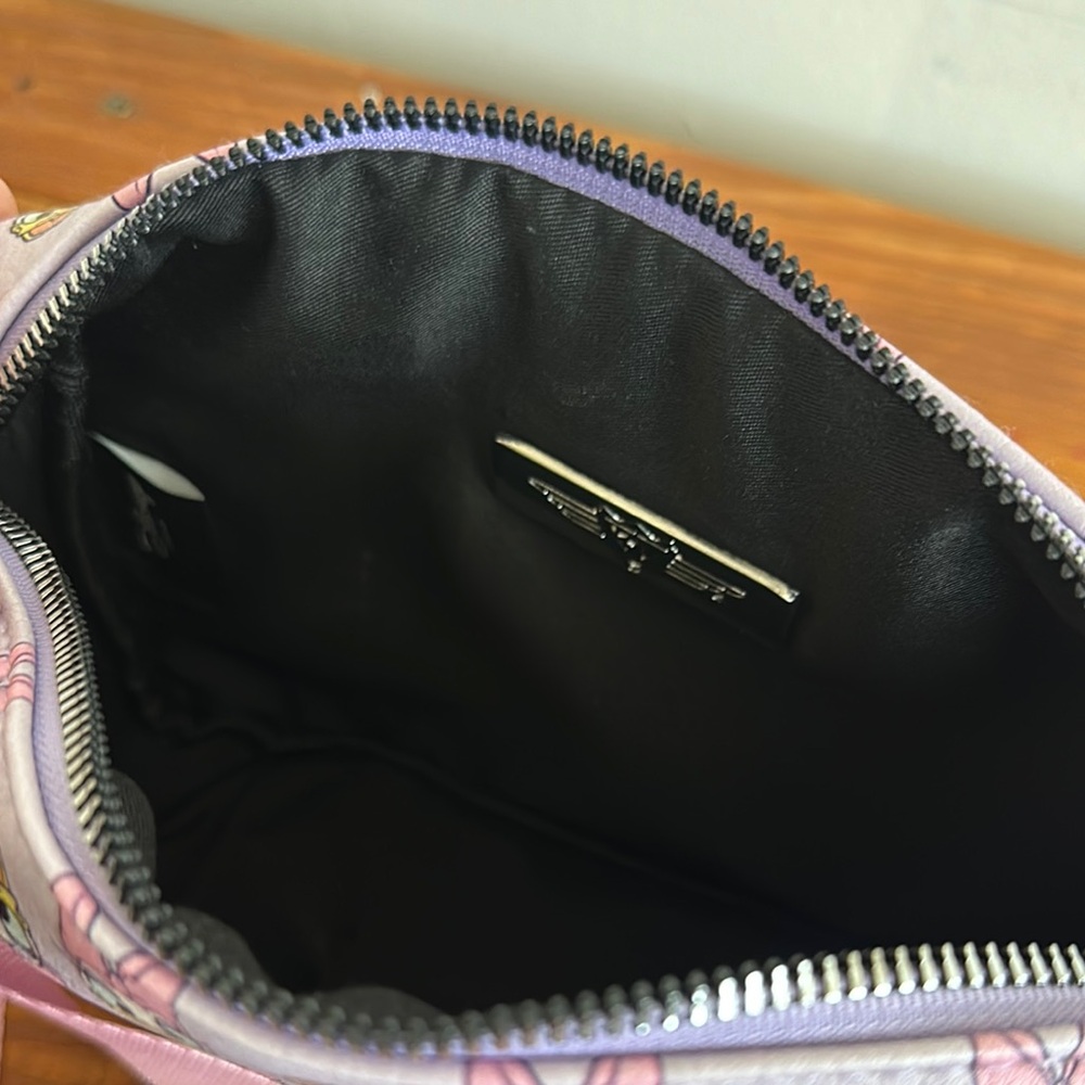 Pink Crossbody Bag with Cartoon Print - Picture 2 of 3
